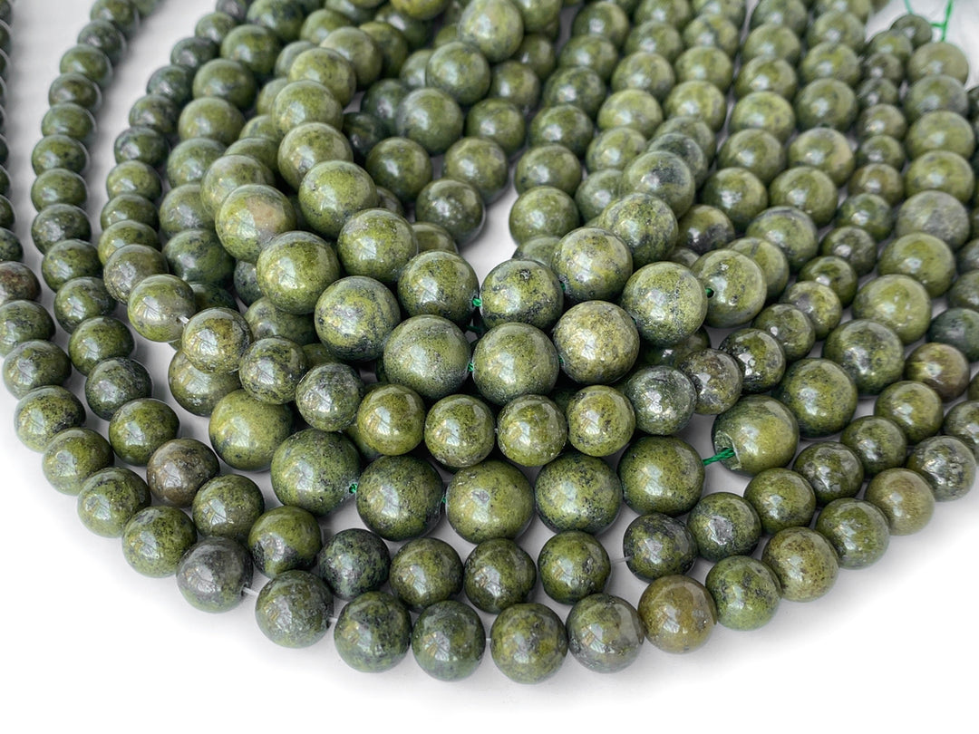 15.5" Green Chalcopyrite 6mm/8mm/10mm/12mm round beads,green color stone beads