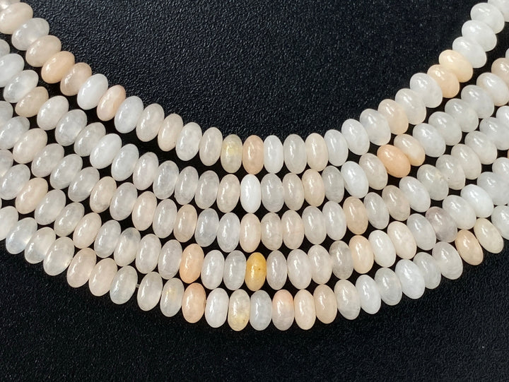 15.5" 2x4mm Natural pink aventurine rondelle beads, roundel beads
