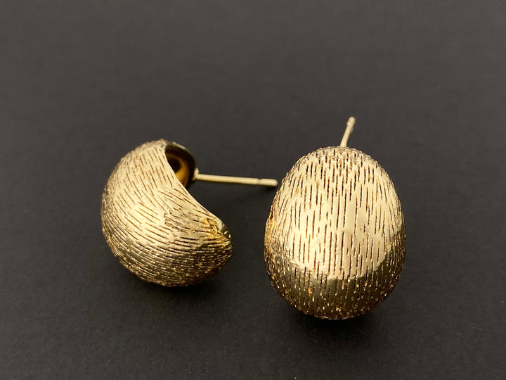 20x16mm Gold plated brass earrings, fashion earrings for her,beetle
