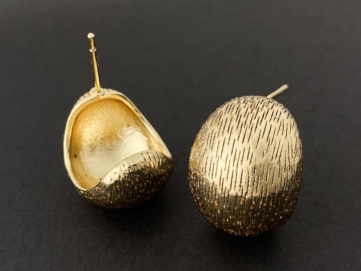 20x16mm Gold plated brass earrings, fashion earrings for her,beetle