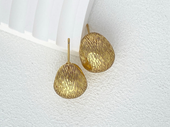 20x16mm Gold plated brass earrings, fashion earrings for her,beetle
