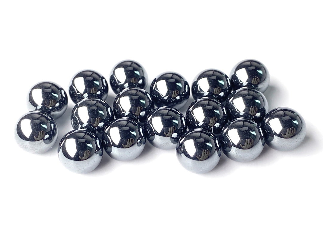 10PCS 8mm Hematite stone undrilled round spheres beads