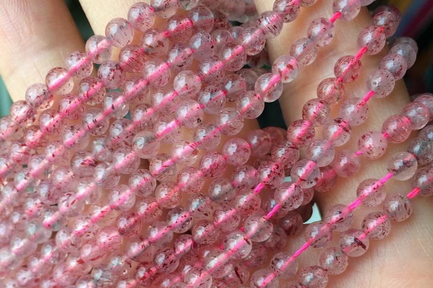 Strawberry,Lepidocrocite - Round- beads supplier