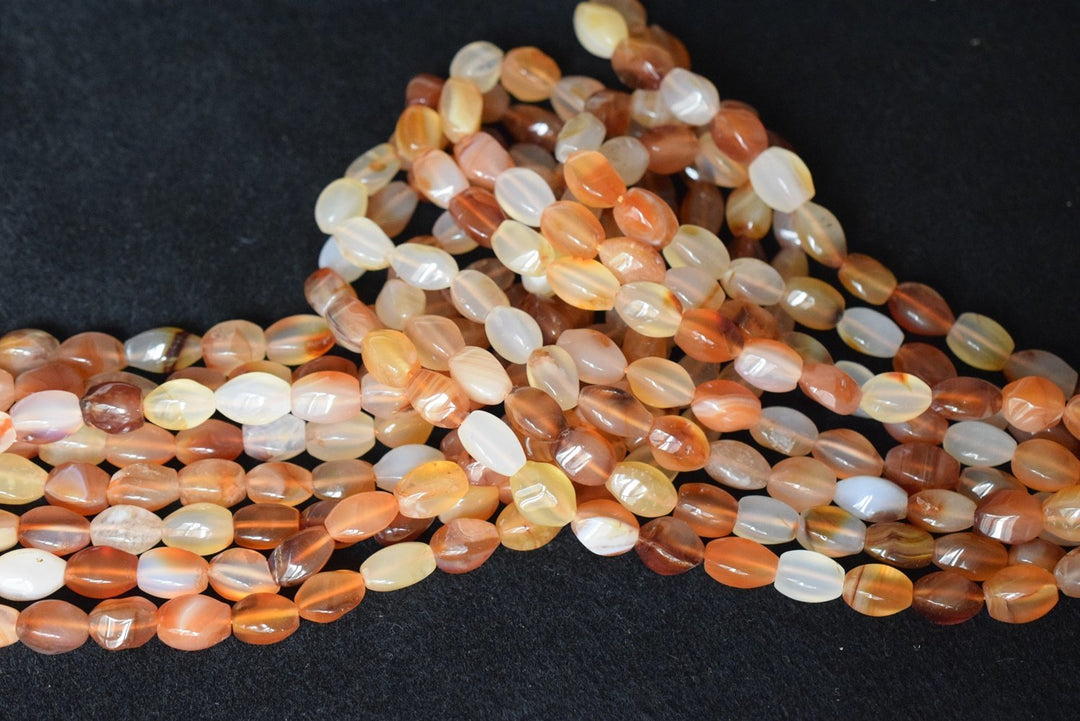 Carnelian - Rice- beads supplier