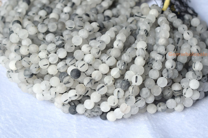 Rutilated Quartz - Round- beads supplier
