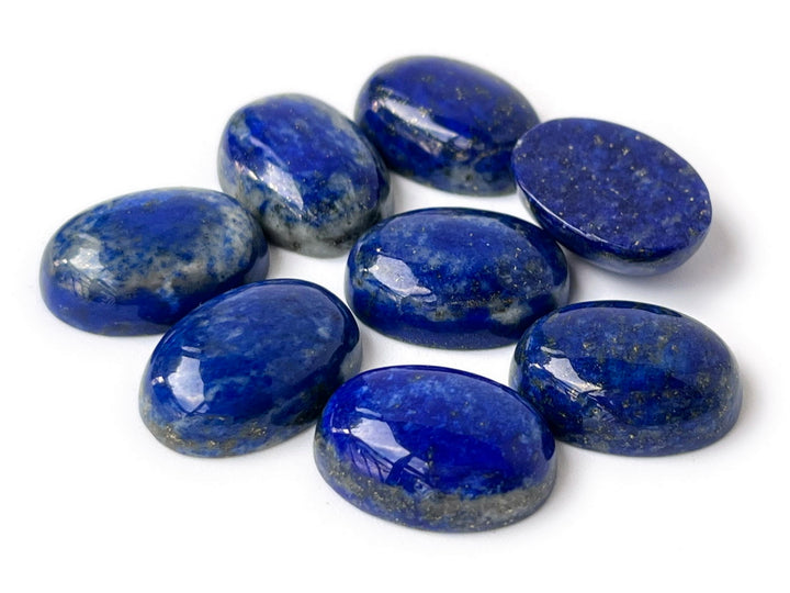 5PCS 13x18mm natural lapis lazuli oval cabochon, blue gemstone pendant