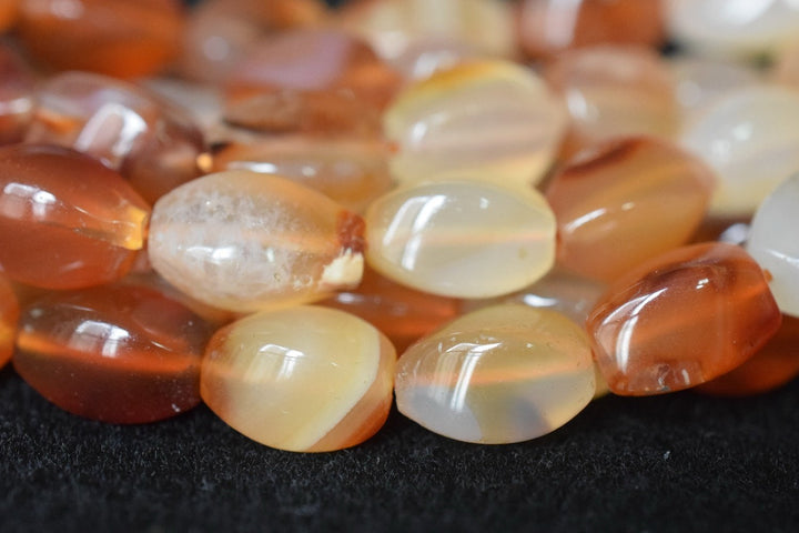 Carnelian - Rice- beads supplier