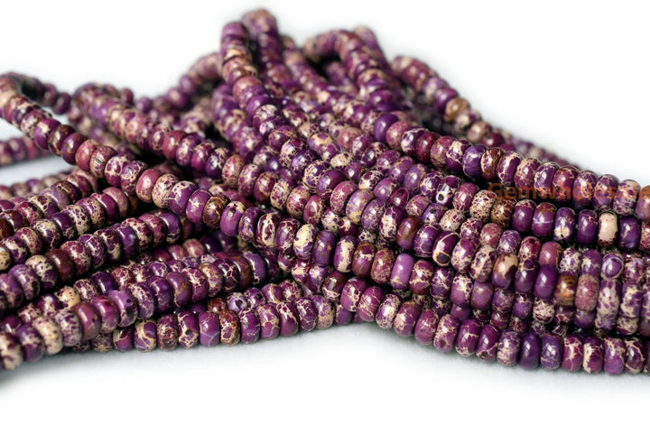 Sediment,impression jasper,emperor jasper - Rondelle- beads supplier