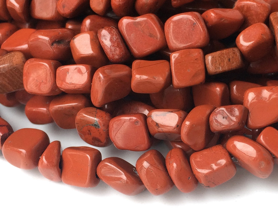 15.5" 3~5mm Natural red jasper pebbles beads, potato beads, small nugget beads