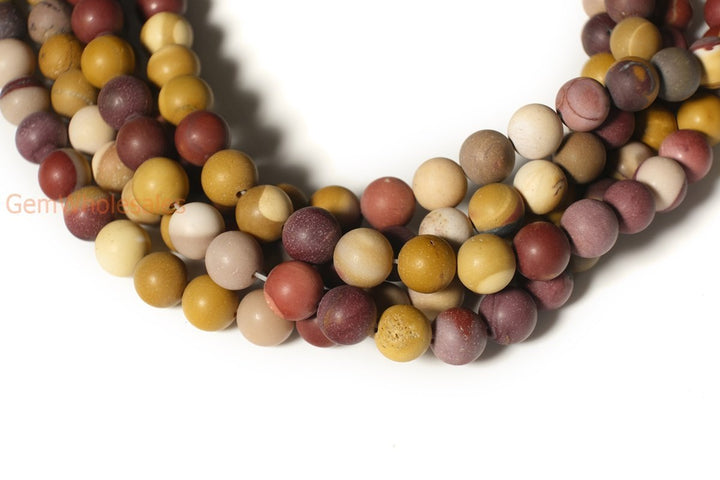 15.5" 4mm/6mm Matte moukaite/mookaite jasper round beads,mookaite jasper round beads,frosted moukaite