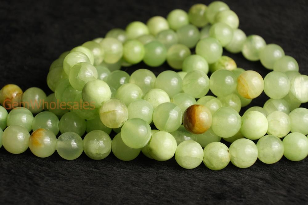 15" 6mm/8mm/10mm/12mm mix color natural green jade Round beads