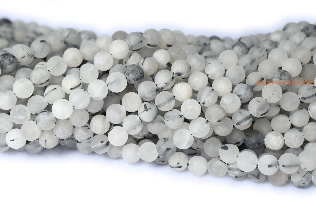 Rutilated Quartz - Round- beads supplier