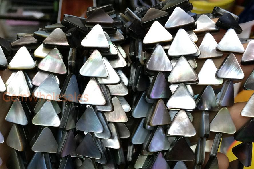 Black shell - Triangle- beads supplier