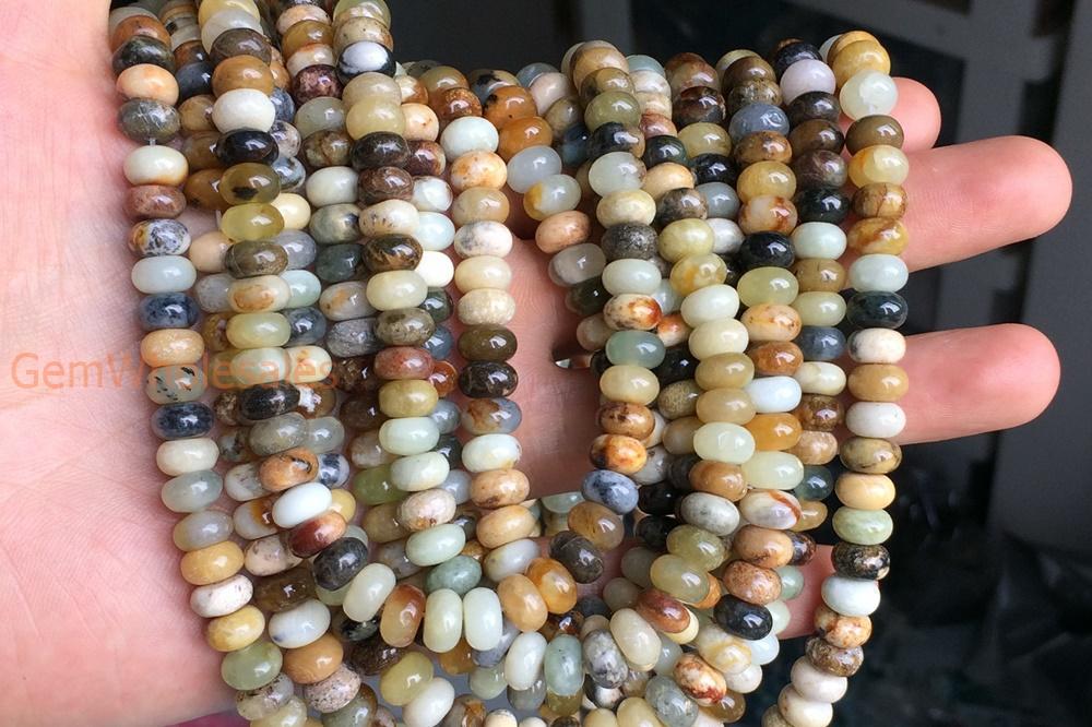 Flower jade - Rondelle- beads supplier