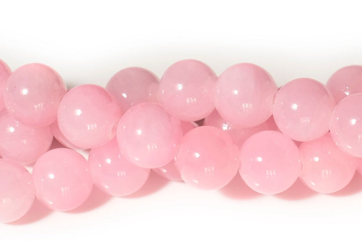 15.5" 6mm/8mm/10mm/12mm pink dyed jade Round beads gemstone