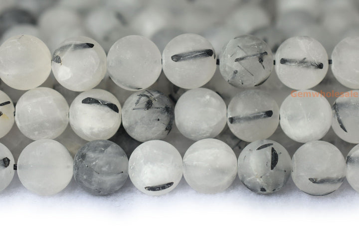 Rutilated Quartz - Round- beads supplier
