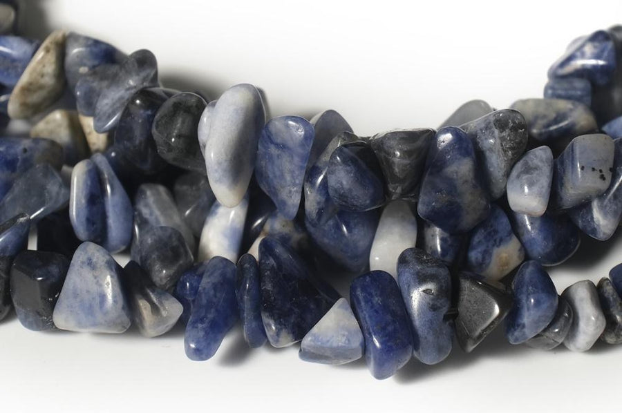 34" Sodalite 5x10mm chips , Sodalite small chips gemstone