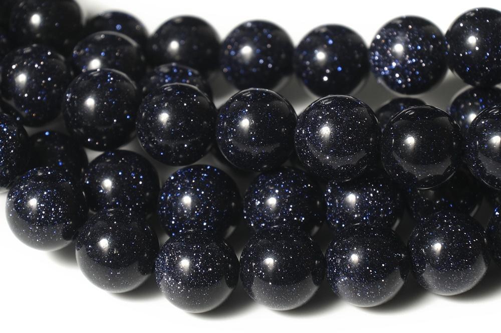 15" Blue Sandstone 6mm/8mm/10mm round beads, blue sandstone round beads