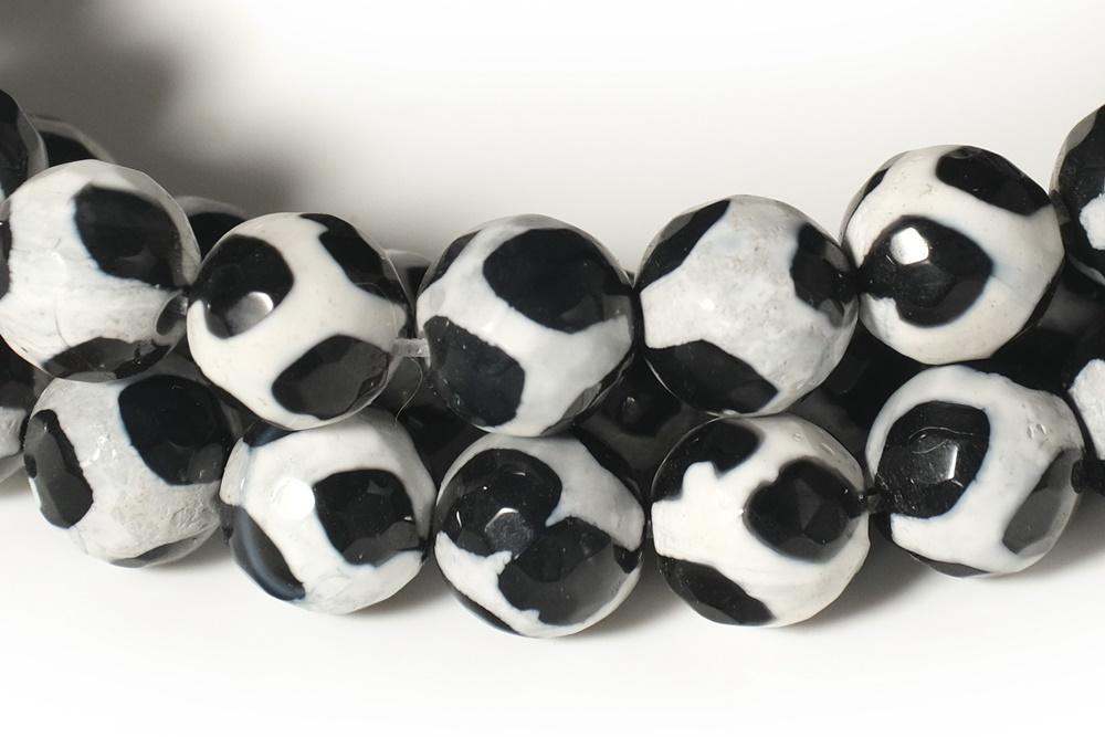 14.5" Black color Bulk tibetan Dzi agate round beads 8mm/10mm/12mm