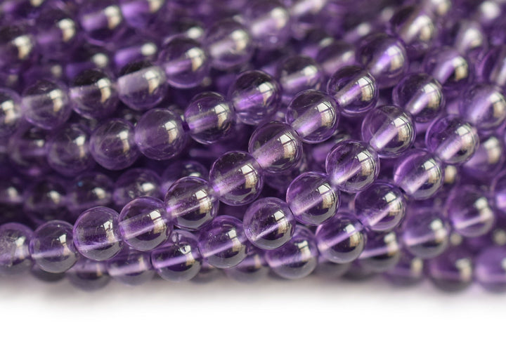 Amethyst - Round- beads supplier