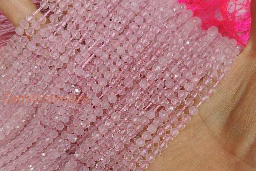 rose quartz - round- beads supplier
