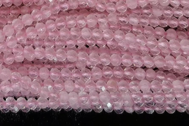 rose quartz - round- beads supplier