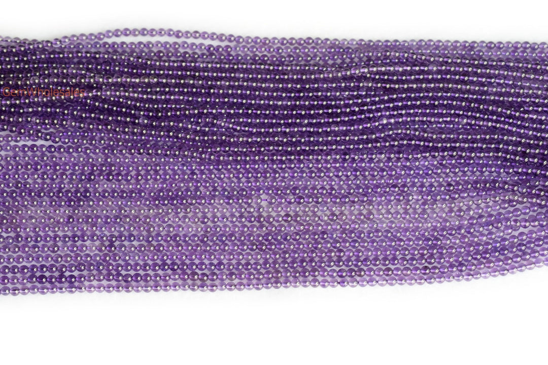 Amethyst - Round- beads supplier