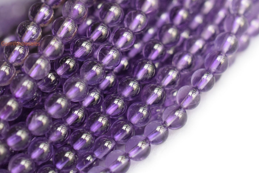 Amethyst - Round- beads supplier