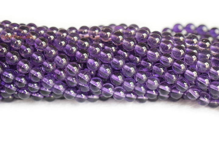 Amethyst - Round- beads supplier