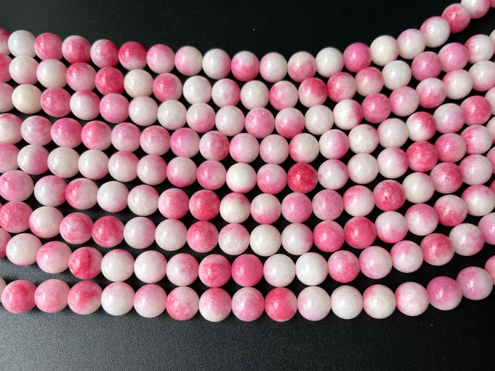 15" 8mm/10mm/12mm red Malaysian jade Round beads