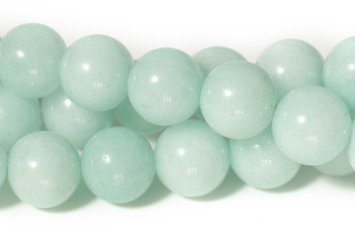 15" 6mm/8mm/10mm/12mm blue Malaysian jade Round beads gemstone