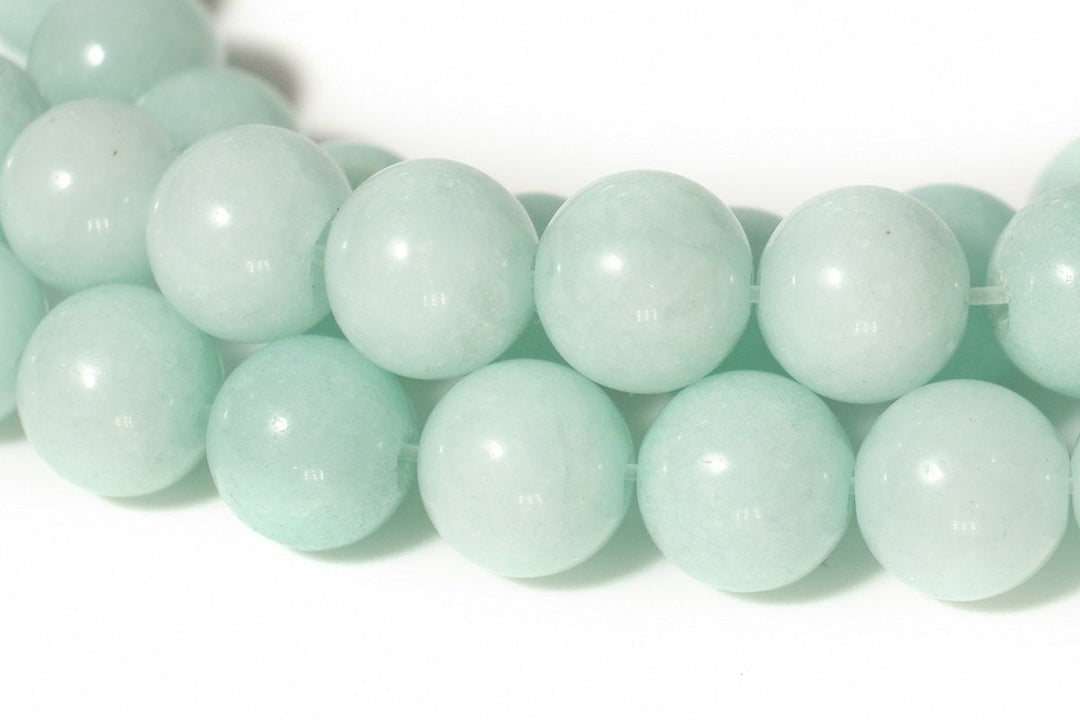 15" 6mm/8mm/10mm/12mm blue Malaysian jade Round beads gemstone