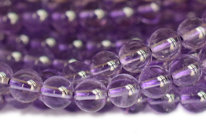 Amethyst - Round- beads supplier