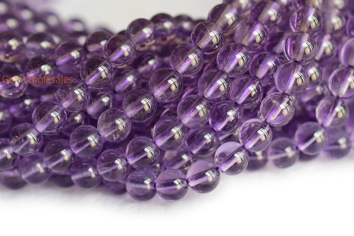 Amethyst - Round- beads supplier