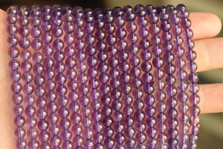 Amethyst - Round- beads supplier