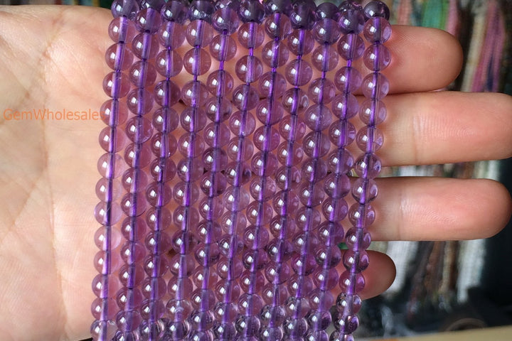 Amethyst - Round- beads supplier