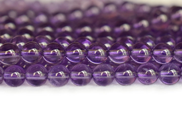Amethyst - Round- beads supplier