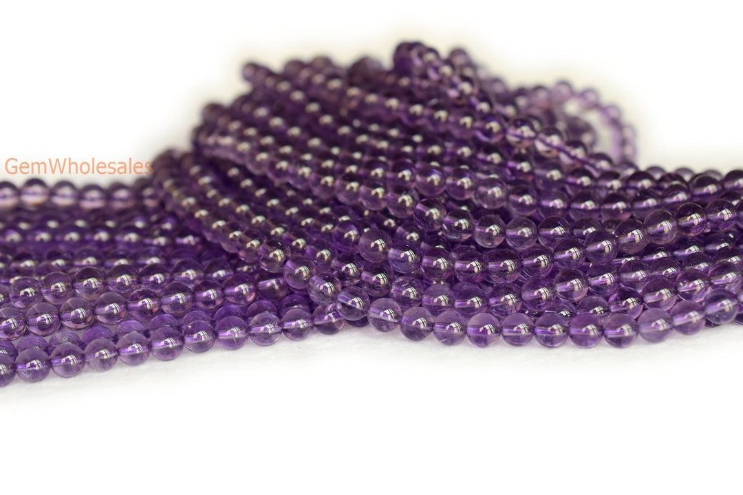 Amethyst - Round- beads supplier