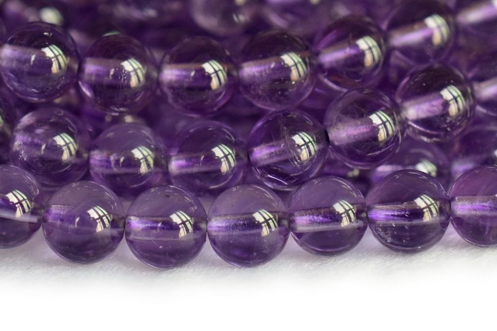 Amethyst - Round- beads supplier