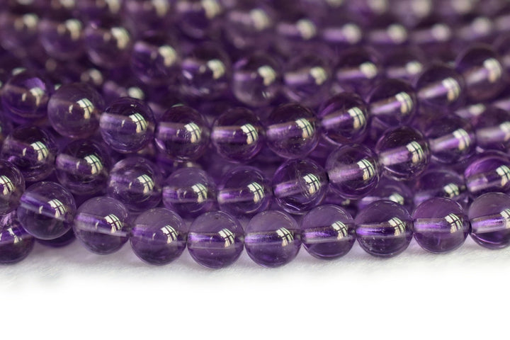 Amethyst - Round- beads supplier