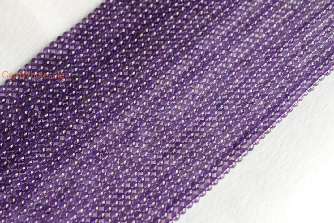 Amethyst - Round- beads supplier