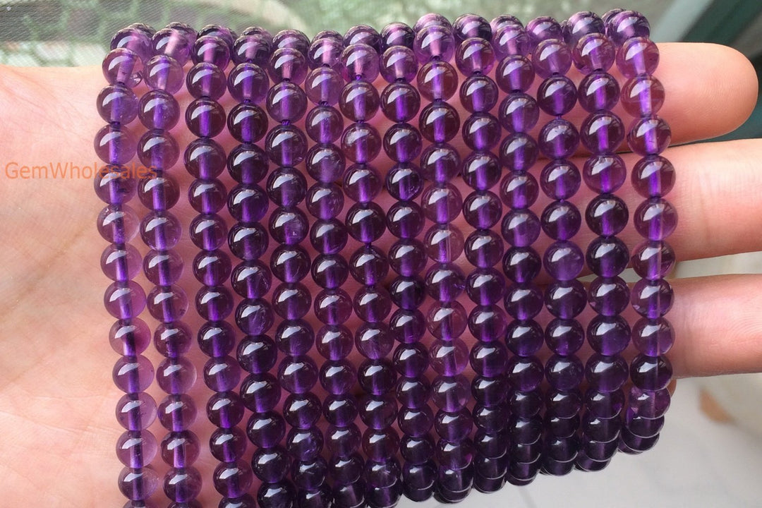 Amethyst - Round- beads supplier