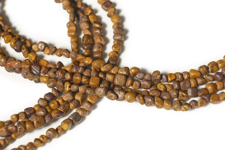 15.5" 3~5mm Natural Elephant skin jasper pebbles beads,potato beads, small nugget beads