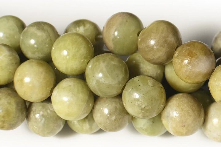 15.5" 8mm Natural Peridot round beads, ollive green color gemstonebeads, genuine peridot