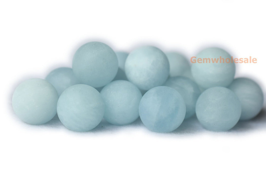 Aquamarine - Round- beads supplier