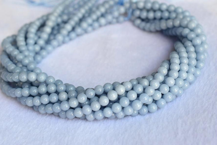 Angelite - Round- beads supplier