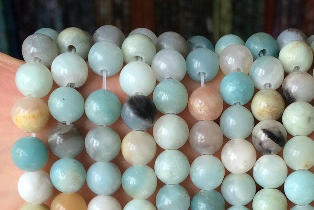 Amazonite - Round- beads supplier