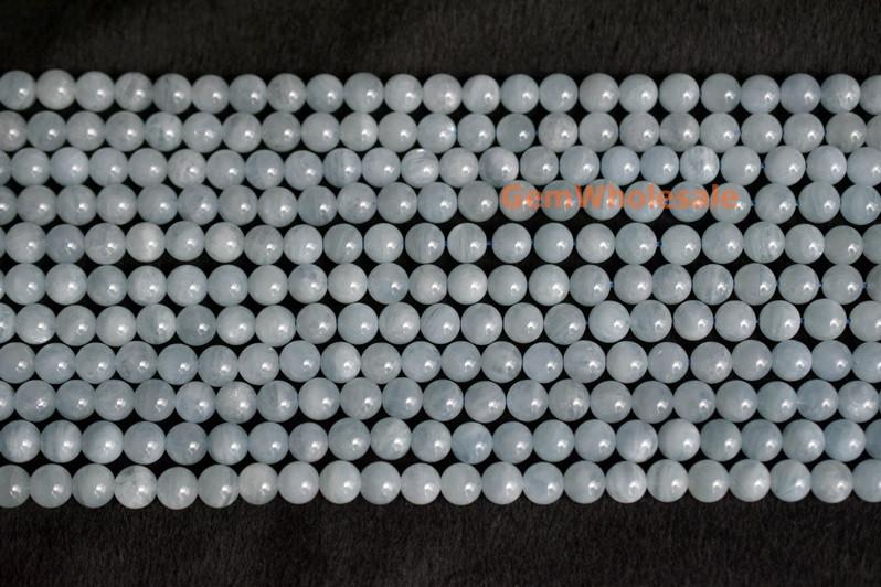 Aquamarine - Round- beads supplier