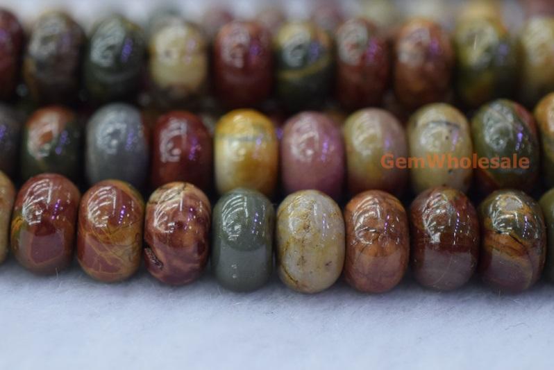 Picasso Jasper - Rondelle- beads supplier