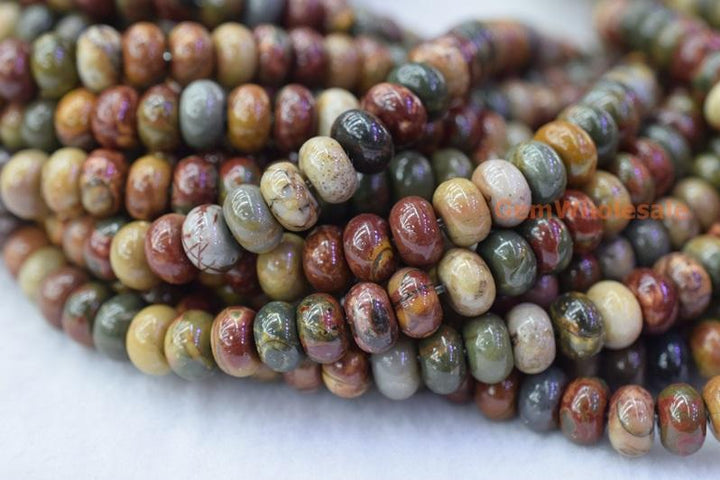 Picasso Jasper - Rondelle- beads supplier